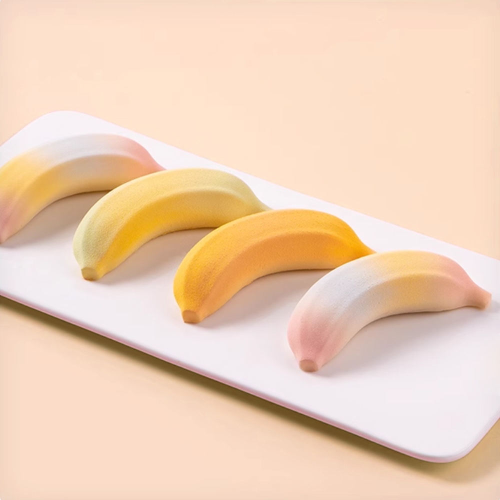 Kitchen Appliances Baking - 6 or 12 Cells Banana Design