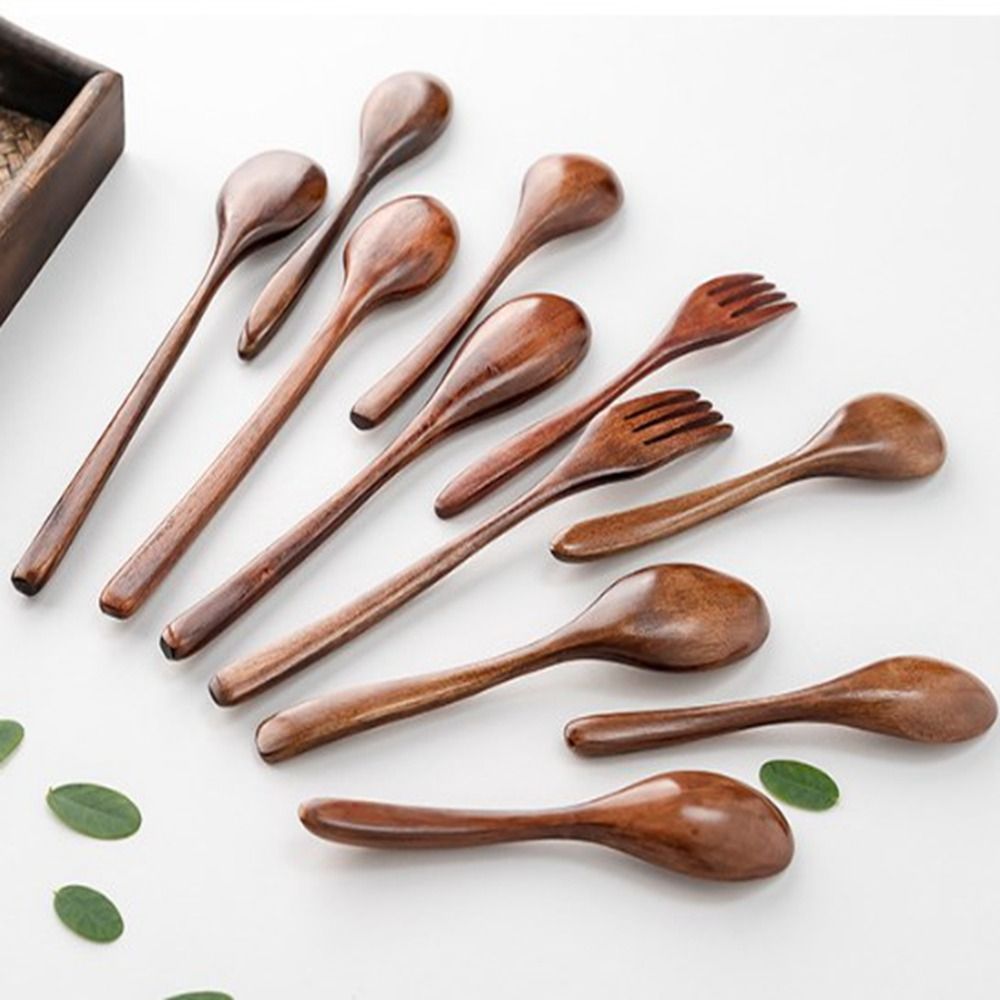 Natural Wooden Spoon Fork Dinn - Kitchen Appliances Combo recension och pris
