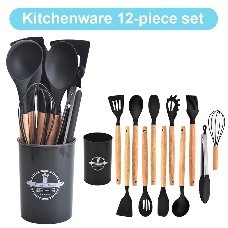 12Pcs Kitchen Utensil Set Sili - Kitchen Appliances Combo recension och pris