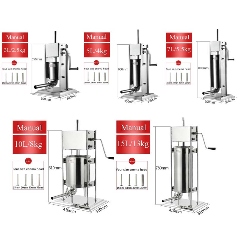 Manual Sausage Stuffer Filler  - Kitchen Appliances Youtube recension och pris