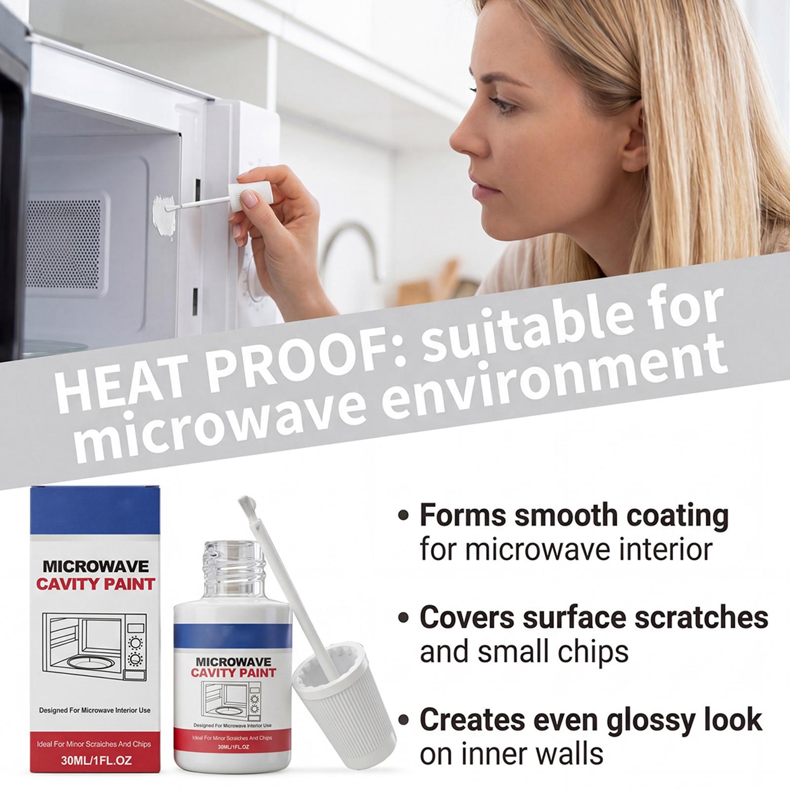 High Gloss Microwave Coating 3 - Kitchen Appliances Restaurant recension och pris