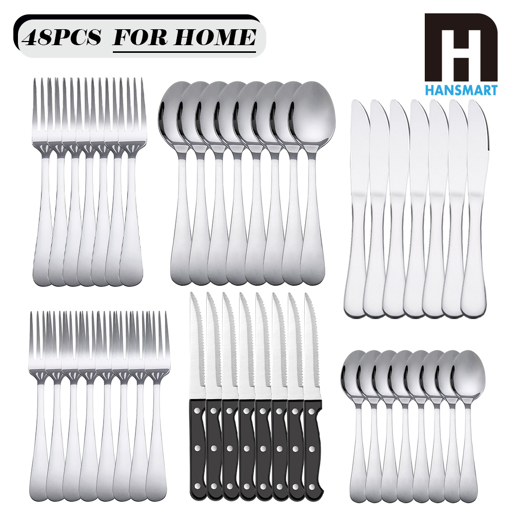 KOOMADE 48Pcs Stainless Steel  - Kitchen Appliances Combo recension och pris