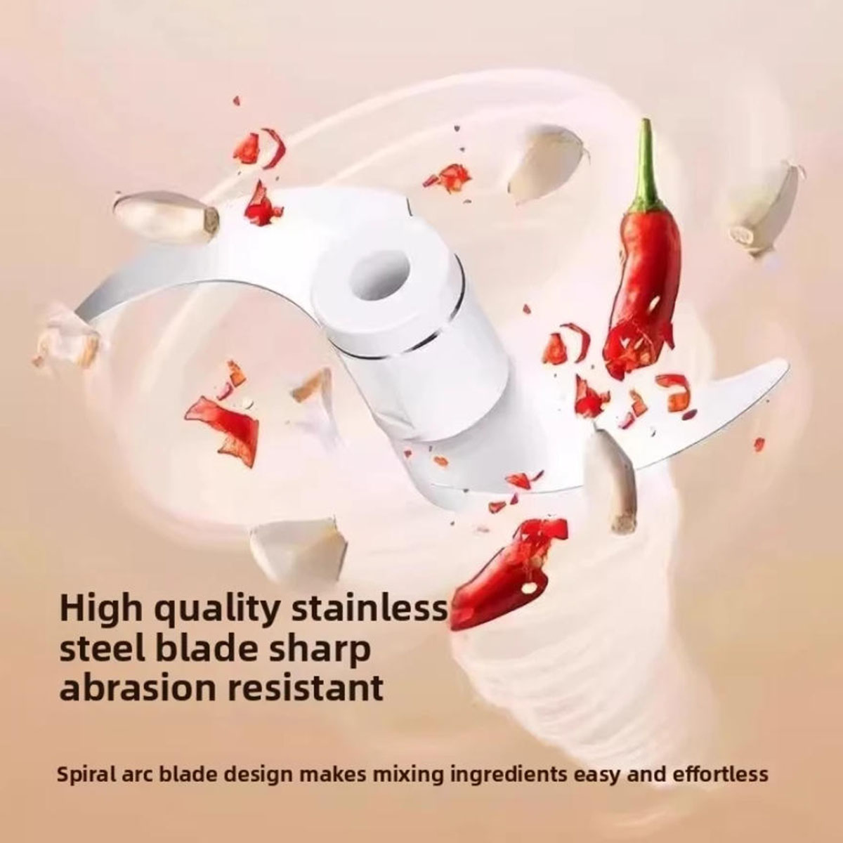 1PC Electric Garlic Chopper Mi - Kitchen Appliances Restaurant recension och pris