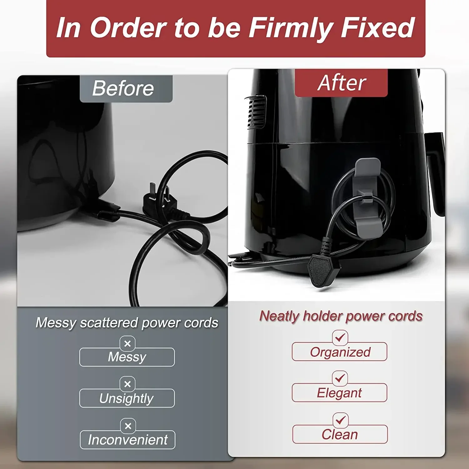 Cord Wrapper Cable Holder Clip - Kitchen Appliances Restaurant recension och pris